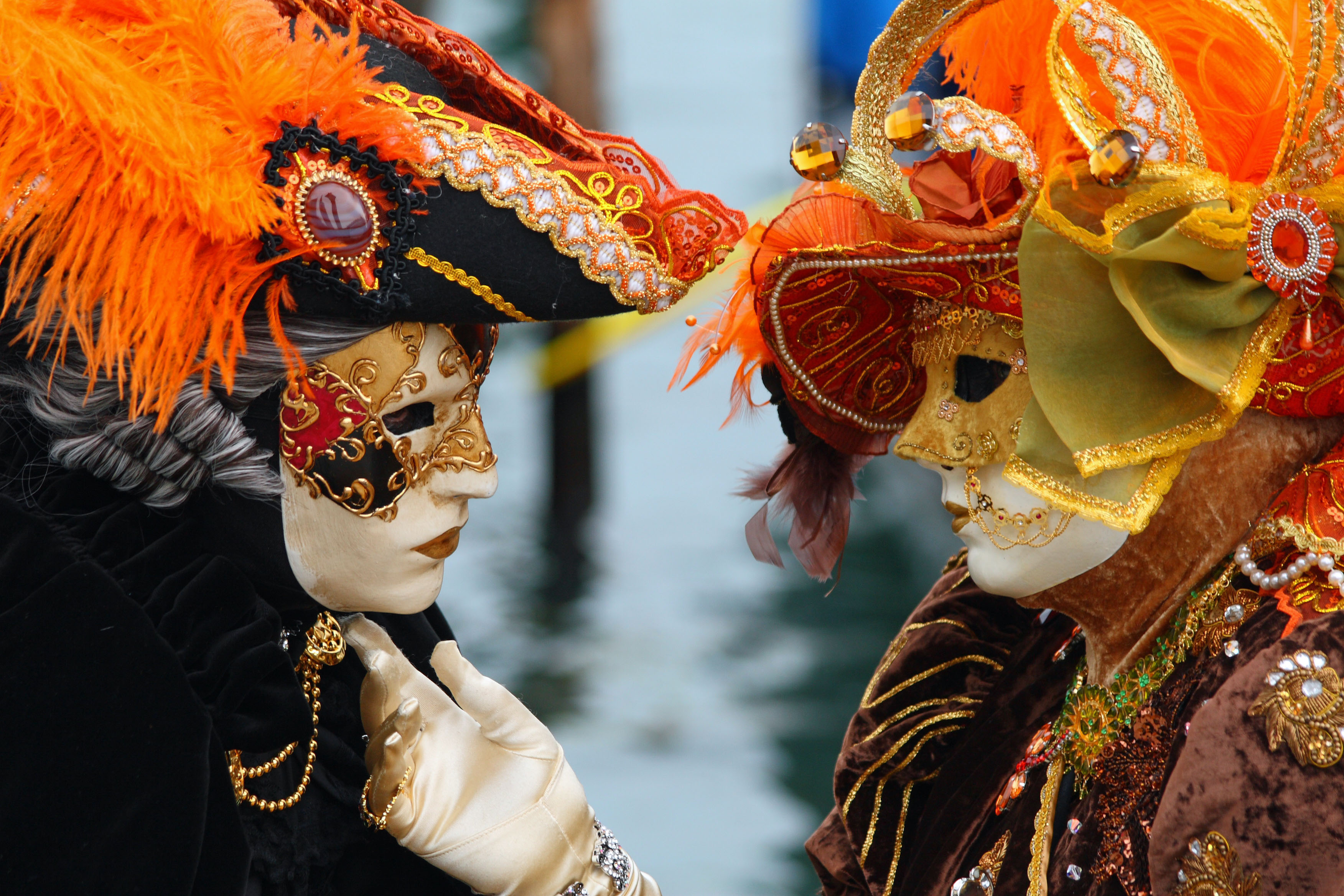 A leghíresebb farsangi mulatság Velencében van.